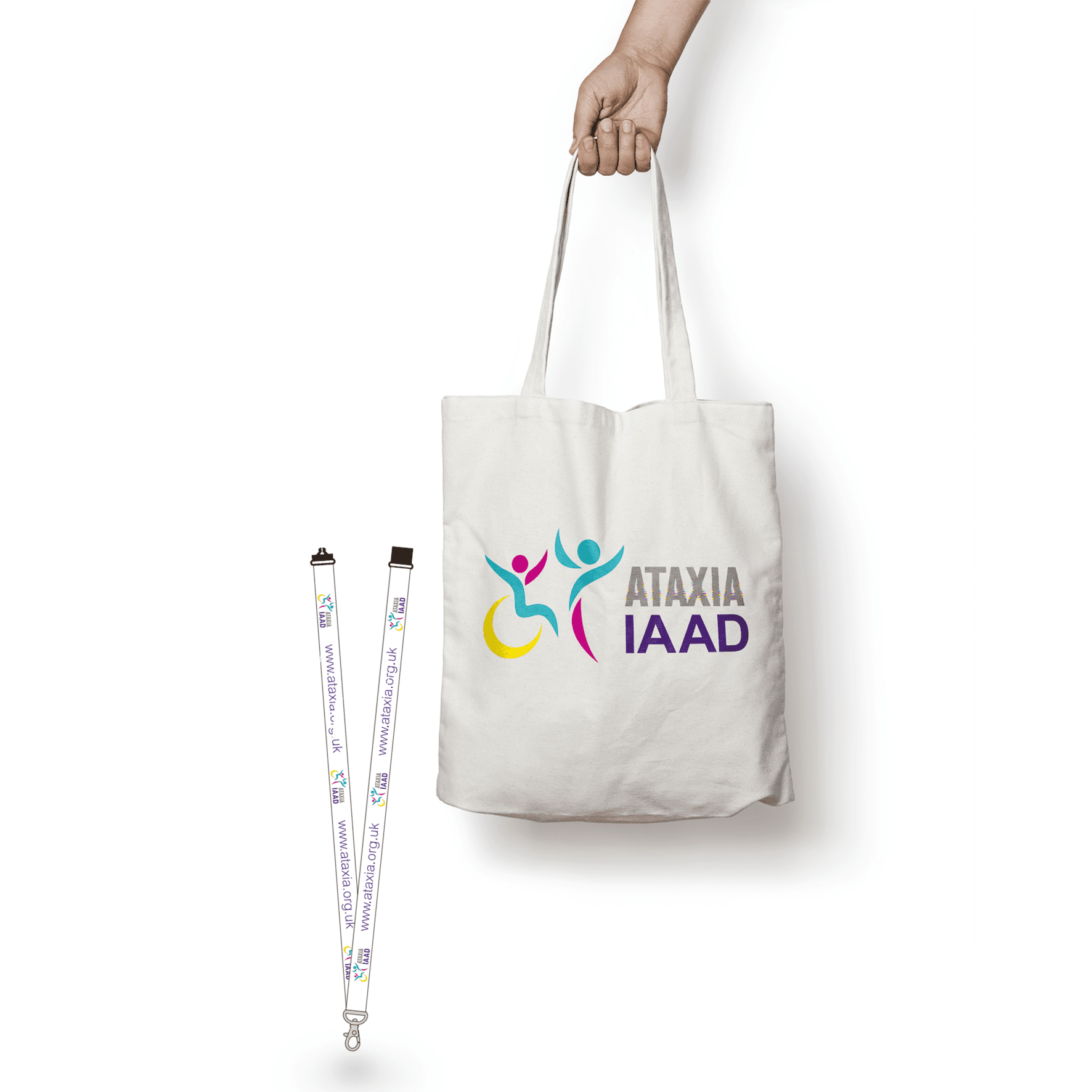 IAAD Lanyard & Tote Bag pack - Ataxia UK
