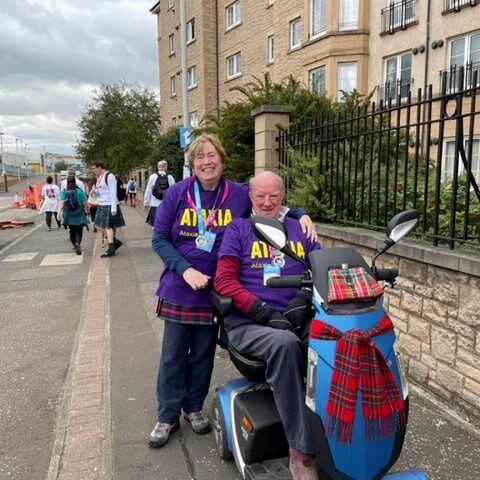 William and Alison Littleboy, Edinburgh Kiltwalk 2022 William and Alison Littleboy, Edinburgh Kiltwalk 2022